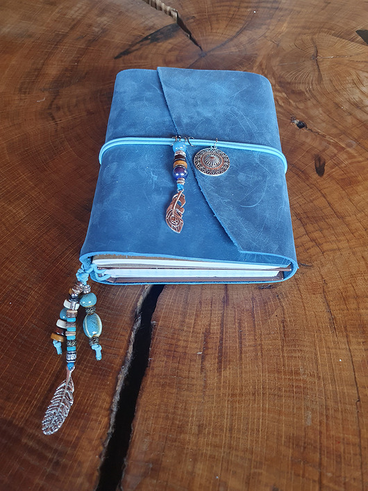 notatniki i albumy Skórzany dziennik podróży, notes podróżnika, mały pamiętnik