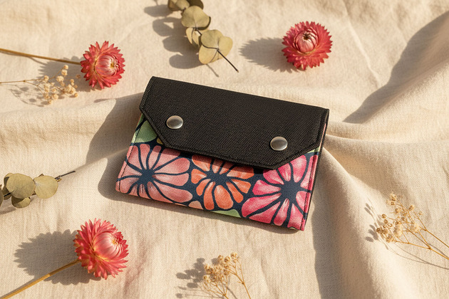 portfele damskie Portfel Picasso Kwiaty