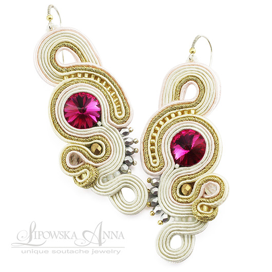 kolczyki soutache Kolczyki sutasz 584