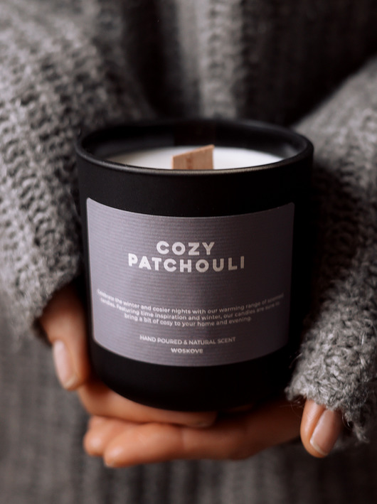 świeczniki i świece COZY PATCHOULI  - świeca sojowa