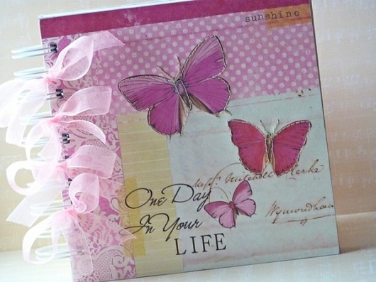 Notes - pamiętnik - art journal Brises koloruje