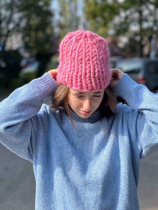 czapki damskie 100%  MERINO czapka unisex