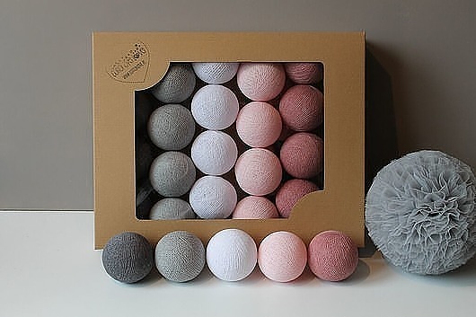 Cotton Balls Dusty Pink 20 sztuk MIA home