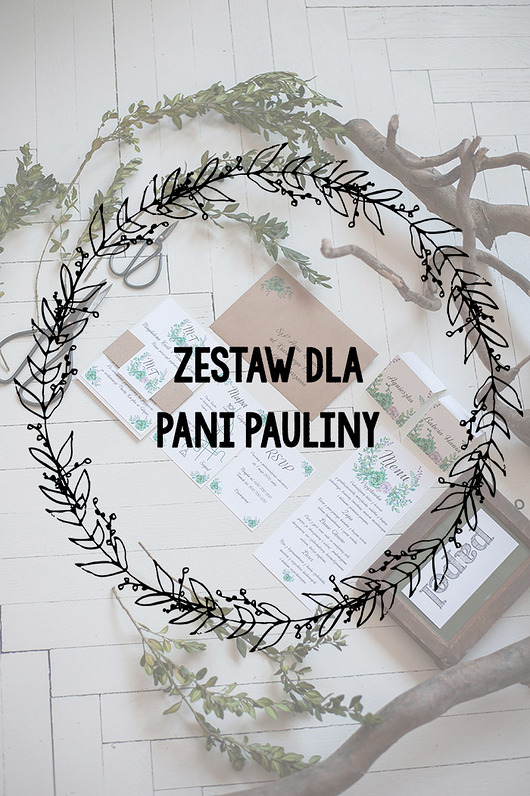 Zestaw RUSTIC SUCCULENT 2 dla Pani Pauliny Papel