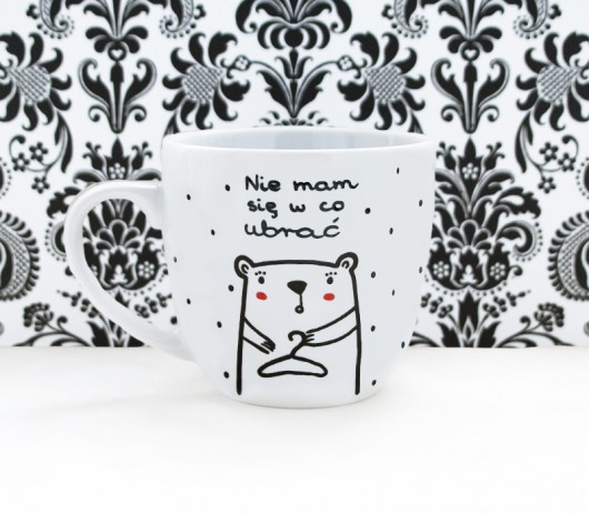 Nie mam się w co ubrać - XL kubek porcelanowy miamilu