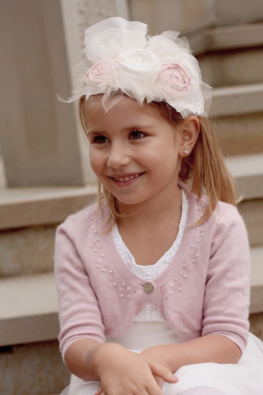 Opaska dla dziewczynki , flower girl Fascynatory
