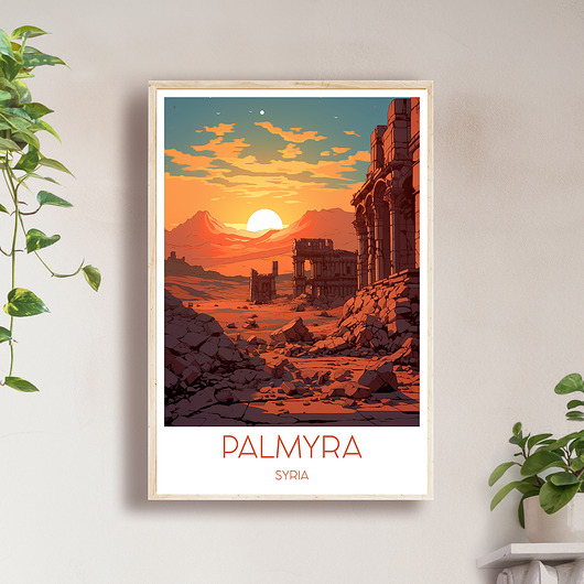 plakaty Syria - Palmyra - Plakat, pamiątka dla podróżnika