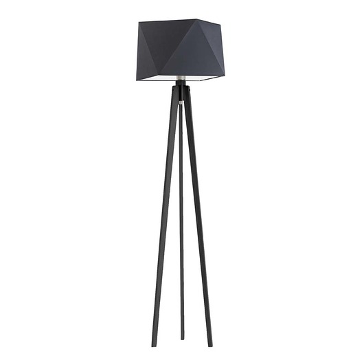 Lampa podłogowa z drewna BOMBAJ LYSNE