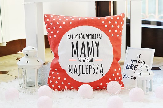 Poduszka - KIEDY BÓG WYBIERAŁ MAMY AllbagAllprints