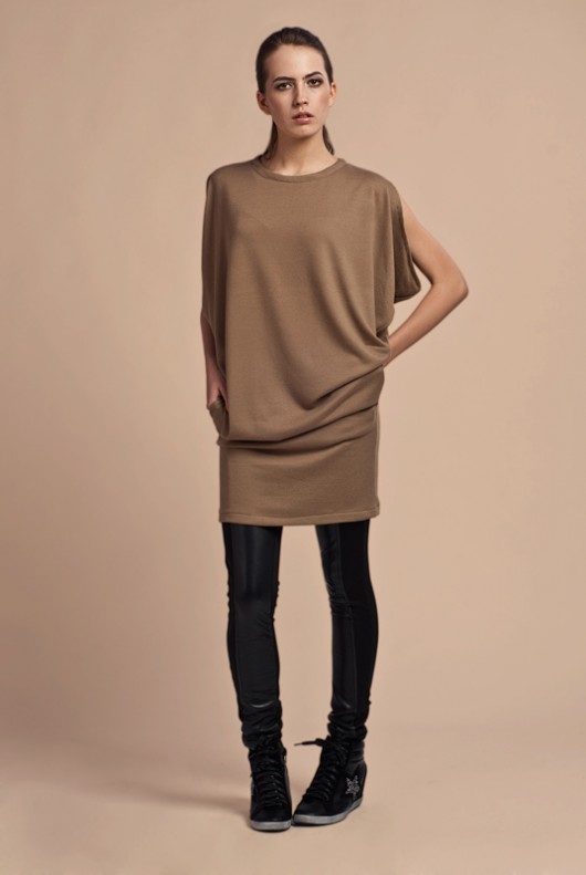 Sensual arms tunic, Suk102 mocca Lanti