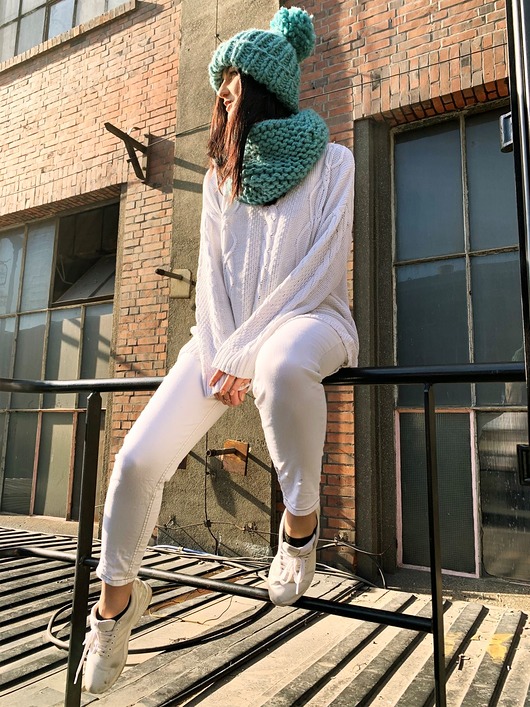 szale damskie Komin  MAXI COZY