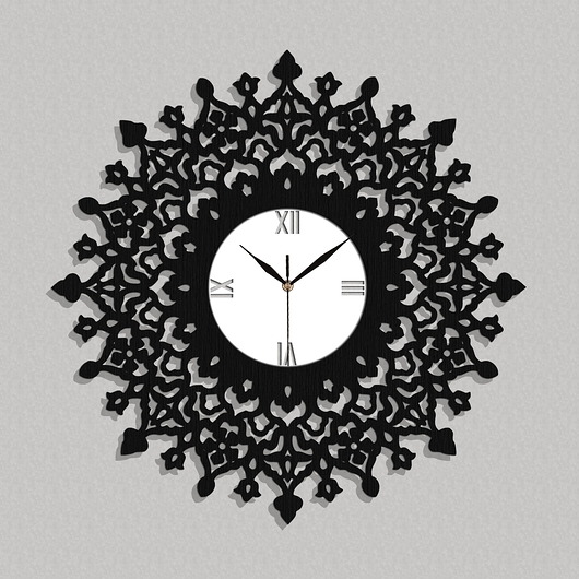 zegary DEKORACYJNY, AŻUROWY ZEGAR VINTAGE, FRENCH STYLE S ( 40 x 40 cm )
