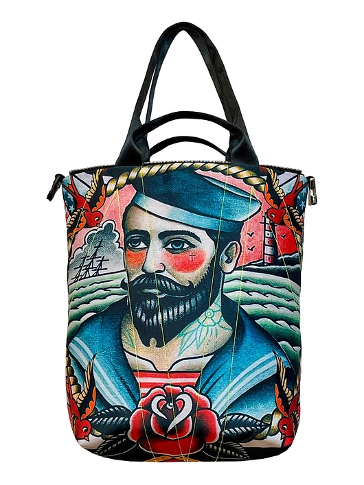 torby i nerki męskie Art MIMA bag UNI & Szymon Kurpiewski print