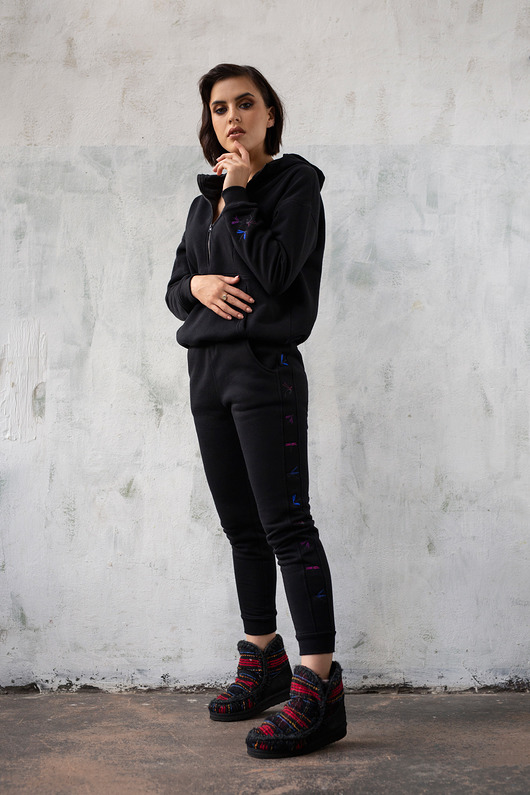 bluza ONYX z haftowanymi ważkami RONKA
