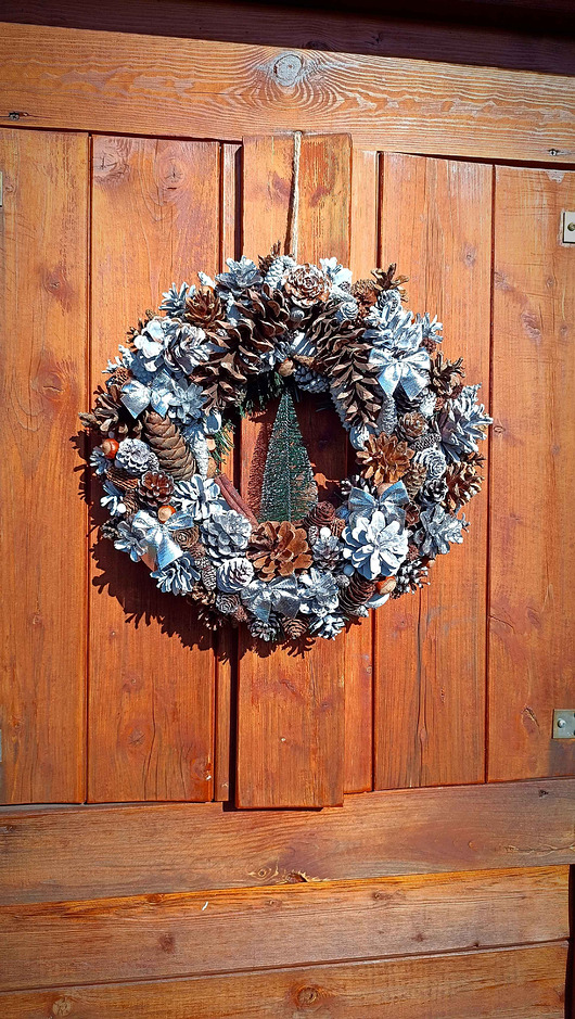 wianki bożonarodzeniowe Wianek bożonarodzeniowy nr 6