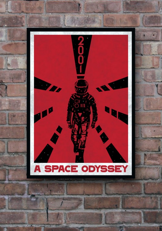 2001: A Space Odyssey - plakat A2 minimalmill