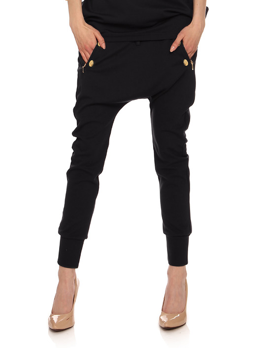 Spodnie czarne YY600158_RAL9005 YULIYA BABICH