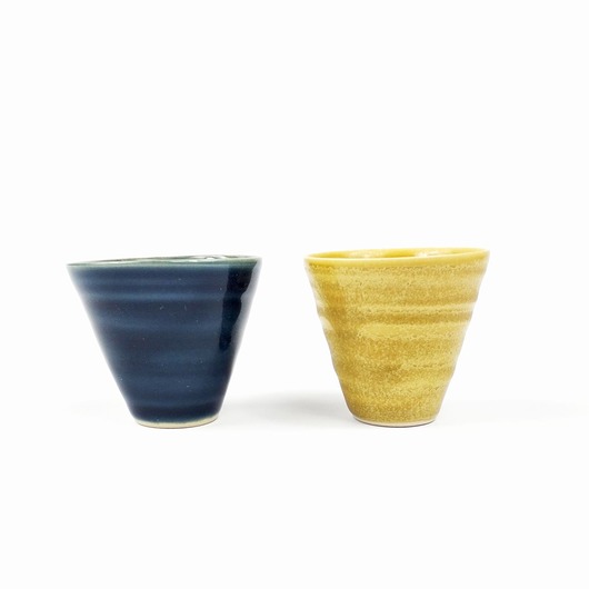 Zestaw czarek SORSO,niebieski,Miodowy MANOceramics