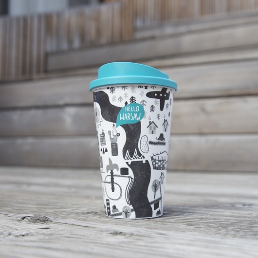 Kubek termiczny Hello Warsaw LOVE POLAND DESIGN