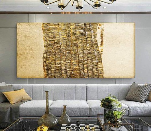 obrazy GOLDENFALL - Wielkoformatowy obraz art&texture