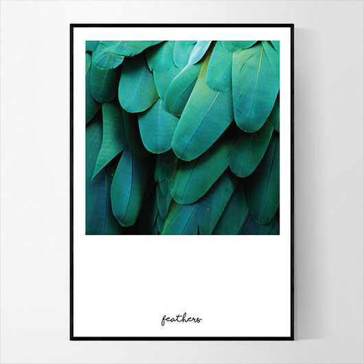 Plakat FEATHERS 30x40 CM MUKKO
