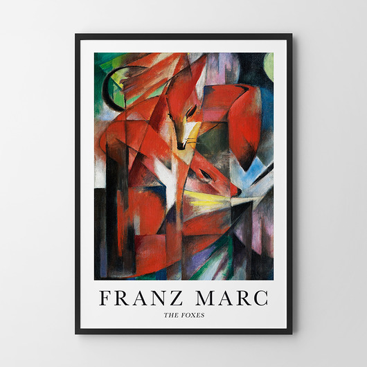 plakaty Plakat Franz Marc The Foxes
