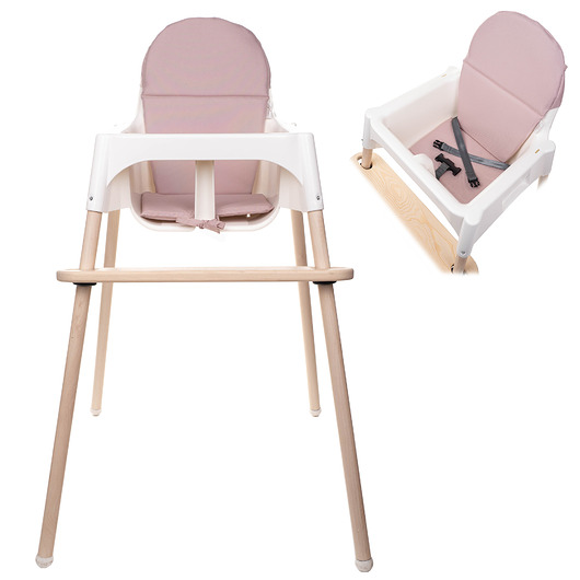 poduszki do pokoju dziecka Poduszka do krzesełka IKEA Antilop - BRUDNY RÓŻ