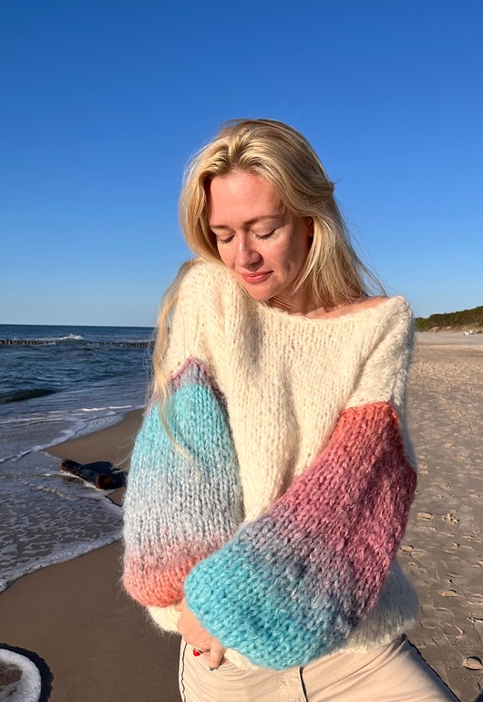 swetry damskie  Sweter oversize