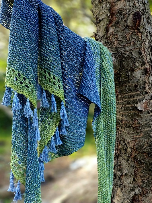 szale damskie Nad strumieniem / chusta