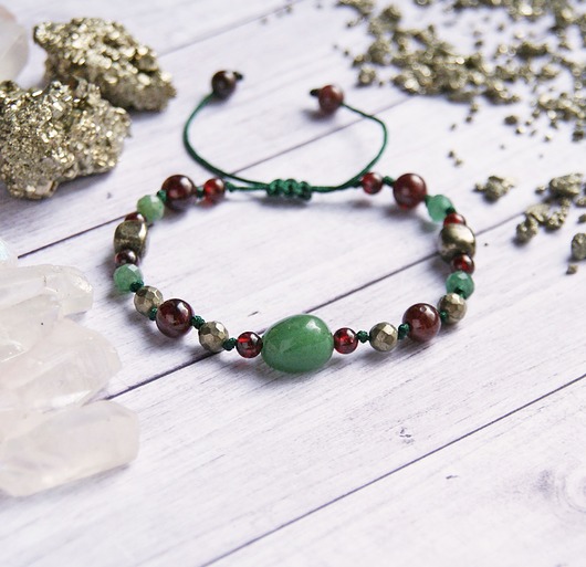 bransoletki z kamieni naturalnych Amulet - na BRAK ENERGII, zmęczenie