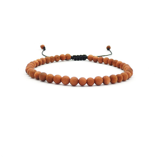 bransoletki na sznurku Piasek pustyni 4 mm Bransoletka