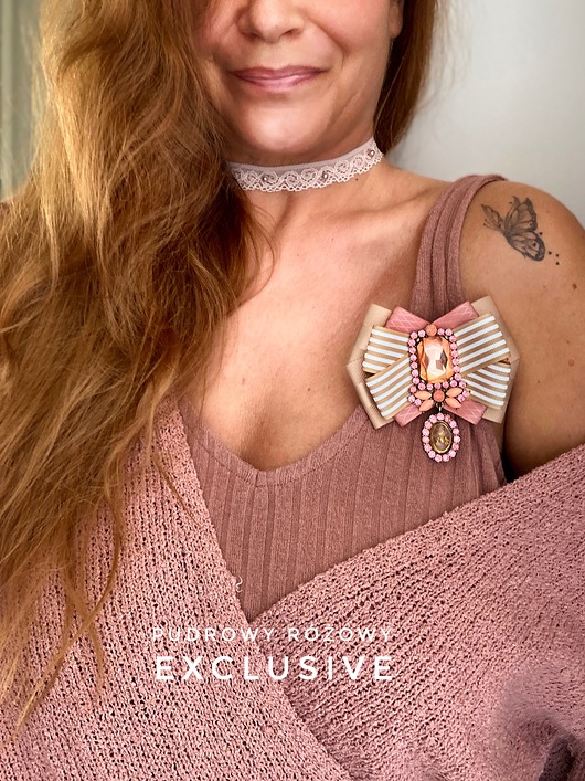 broszki Brosza z Ogromnym kryształem Exclusive NEW