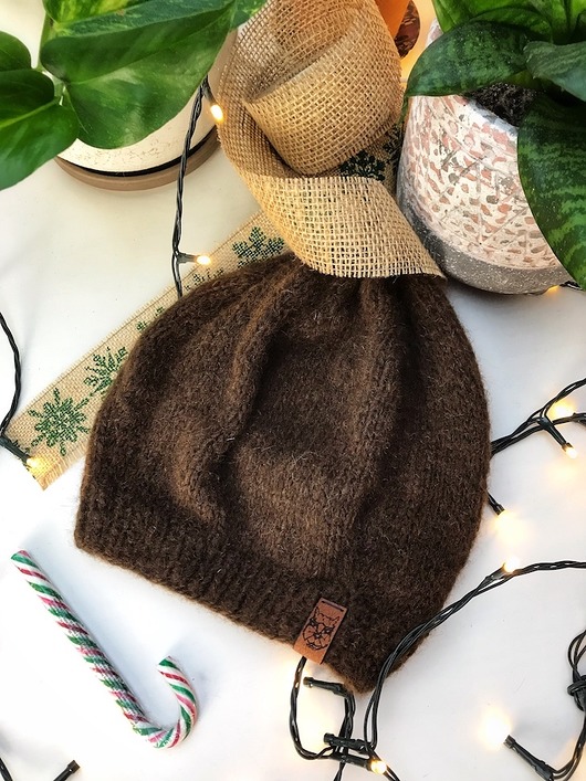Zamówienie indywidulane: czapka Miss Chocolate Holy Alpaca Knit