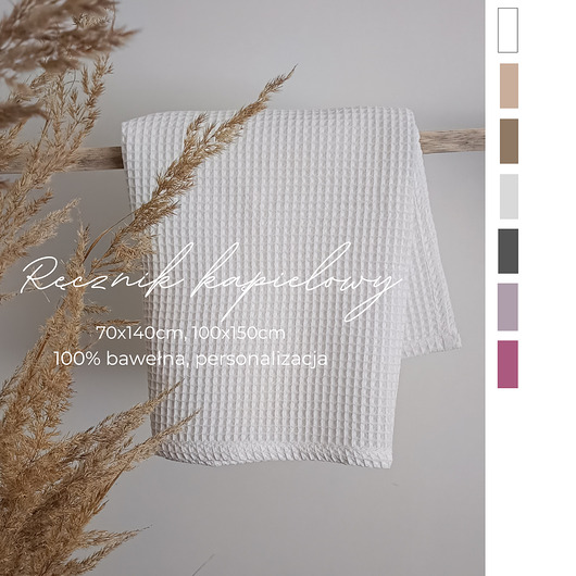 dodatki - łazienka - różne Ręcznik kąpielowy bawełniany personalizowany różne kolory