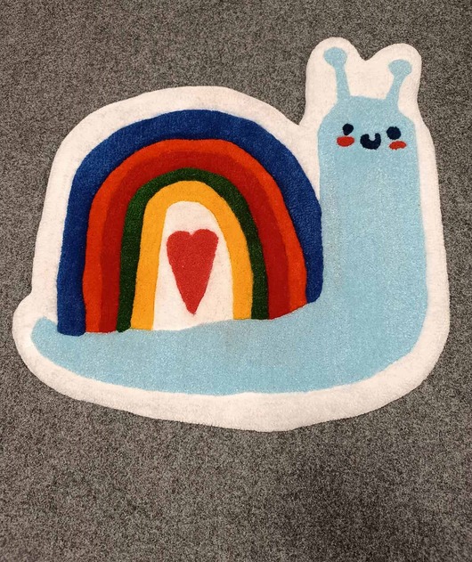 dywany Ślimaczek, kolorowy dywan dla dzieci