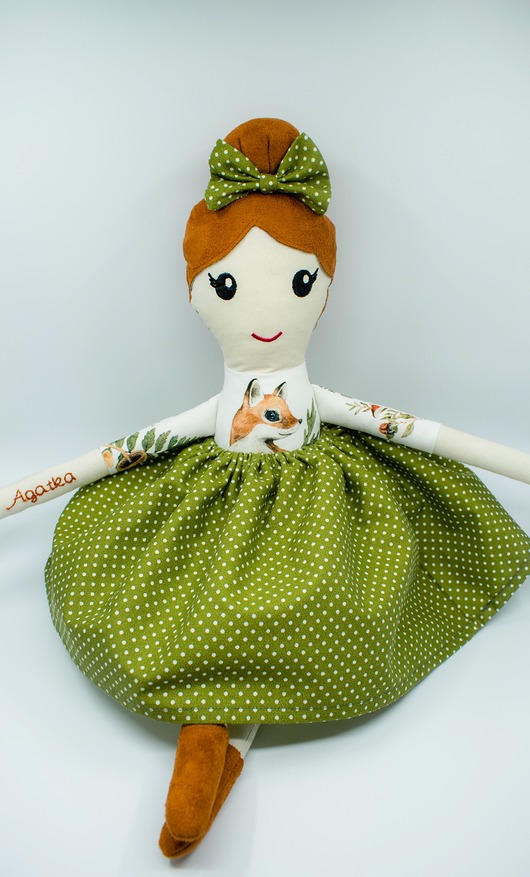 lalki Szmaciana lalka, ręcznie szyta, lalka na prezent
