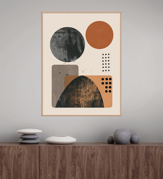 plakaty Geometria natury - Plakat, druk - Minimalizm, Boho, Loft #60