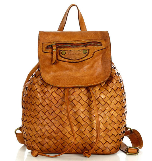 plecaki Miejski plecak skórzany genuine leather