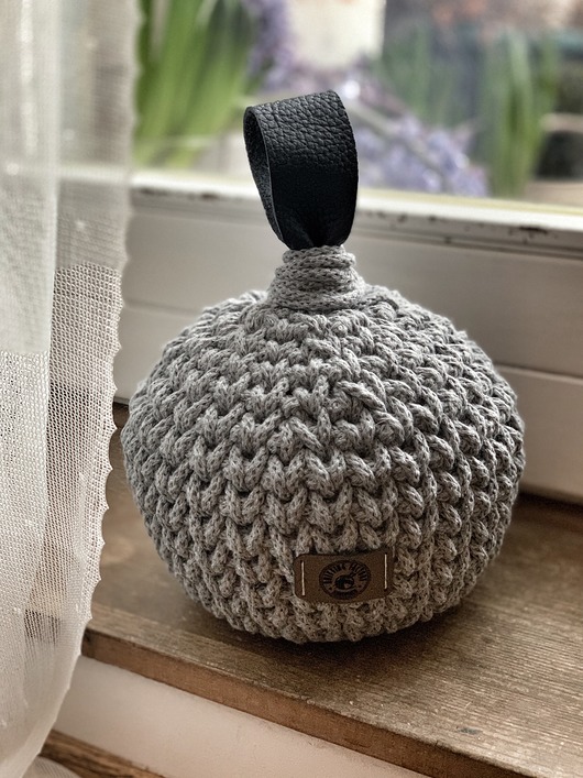 Stoper Odbojnik do drzwi Scandi Home Decor Knitting Factory
