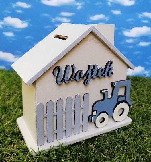 pokój dziecka - różne Skarbonka z imieniem