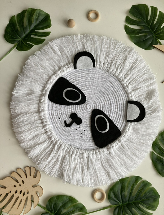 pokój dziecka - różne Panda dekoracja ścienna do pokoiku dziecięcego