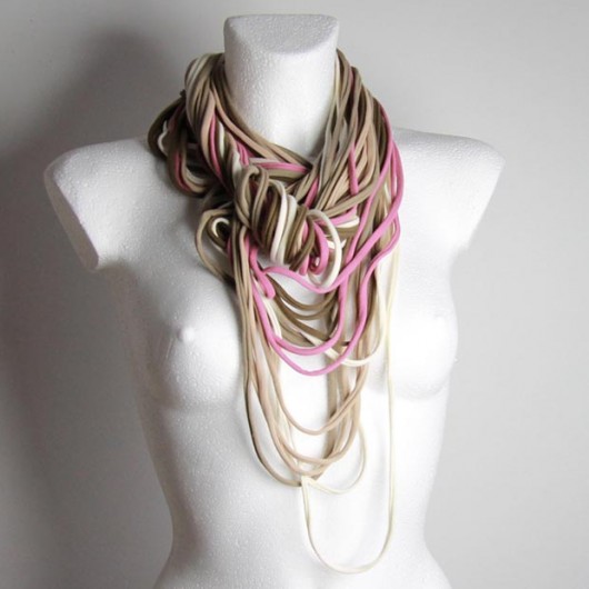 Zamotka Dzianinowy Naszyjnik VANILLA CADOaccessories