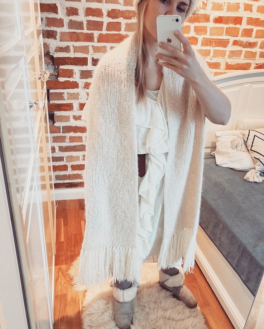 szale damskie Fluffy Scarf