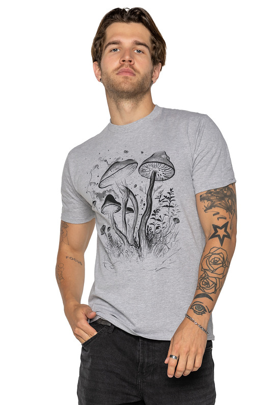 t-shirty męskie T-shirt męski UNDERWORLD Mushrooms