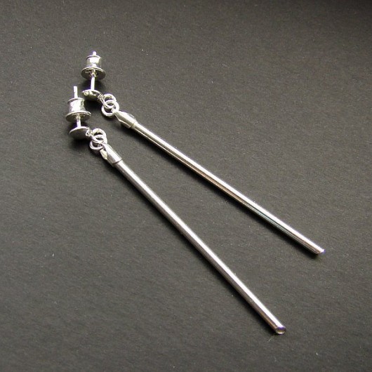 kolczyki wire wrapping Mniej-więcej - kolczyki