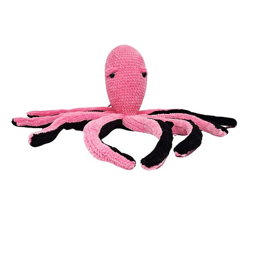 misie i maskotki Maskotka Ośmiornica Handmade Różowa 63 cm 