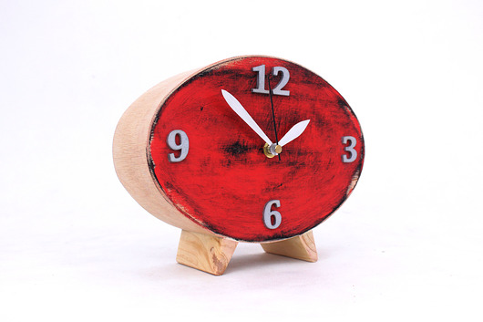 zegarek Mikrobi Elipsa Clock Wood Studio