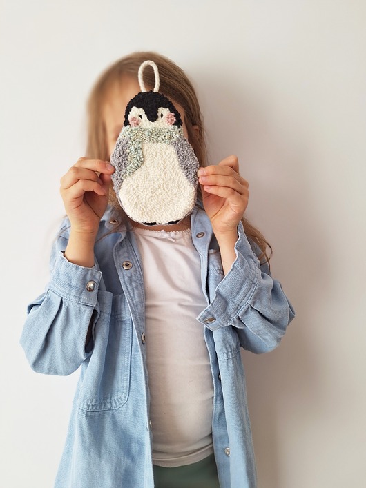 ozdoby choinkowe Pingwin Zawieszka do Pokoju Dziecka, Świąteczna Ozdoba