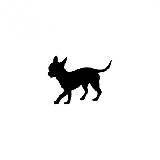 FeltChihuahua felt label
