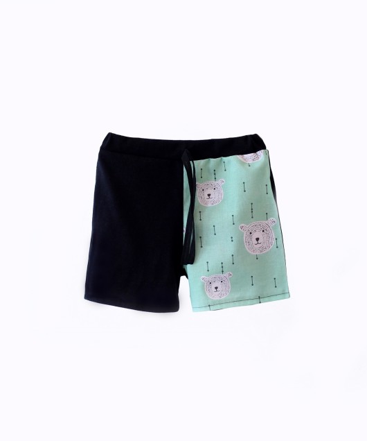 Bermudy MINT BEAR black  Little Gold King